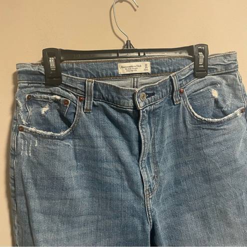 Abercrombie & Fitch  Ankle Straight Ultra High Rise- Size 32 (14)S