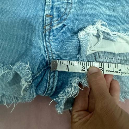 Levi’s  501 Cut off Denim Shorts size 24W