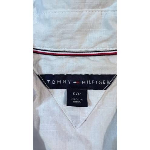 Tommy Hilfiger  Women's Striped Colorblock Long Sleeves Top White/Gray Size PS