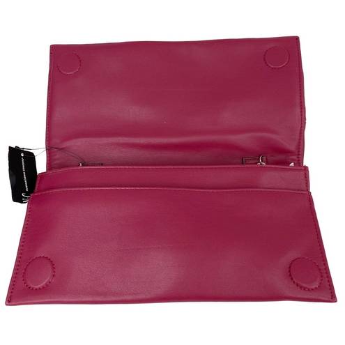 INC  Bowah Clutch Handbag Fuchsia Chain Bow Y2K New