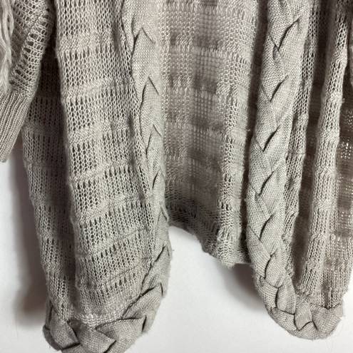 Rebecca Taylor  fringe open sweater cardigan size XS