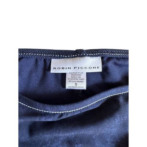 Robin Piccone  Valeria indigo low rise bikini bottoms size Small NEW