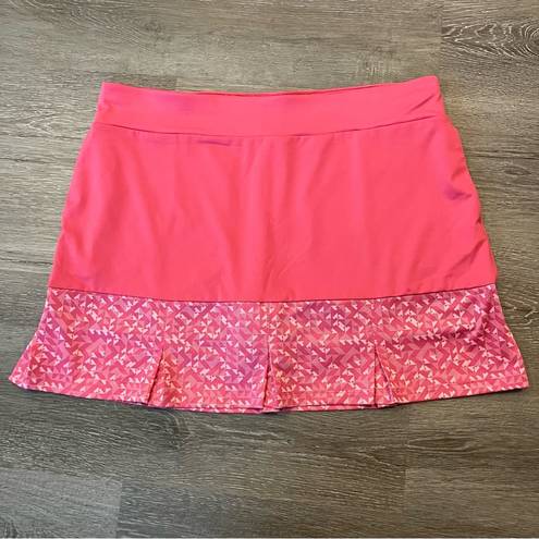Callaway  17" Shape Shifter Pink Geo Golf Athletic Skort Women’s Size XL