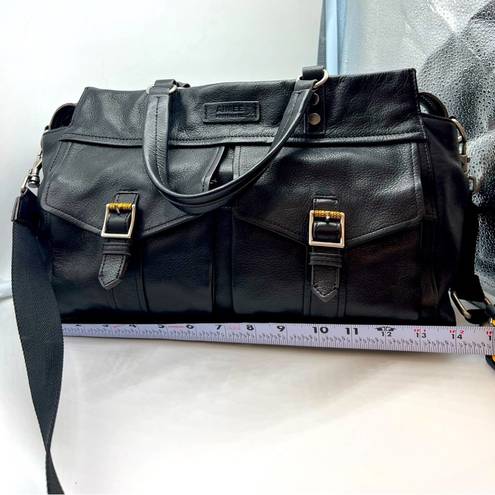 Aimee Kestenberg  black genuine leather shoulder or crossbody bag