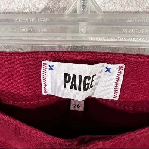 Paige  Verdugo Ultra Skinny in Sweet Wine Size 26