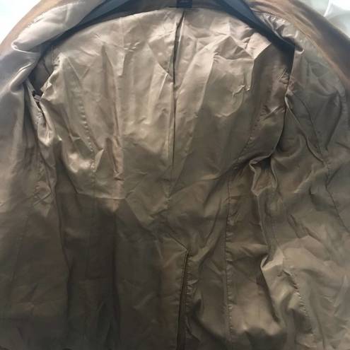 Brooks Brothers  346 Leather Jacket Camel Size 4