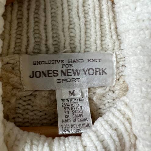 Jones New York Vintage  Hand Knit Turtleneck Sweater