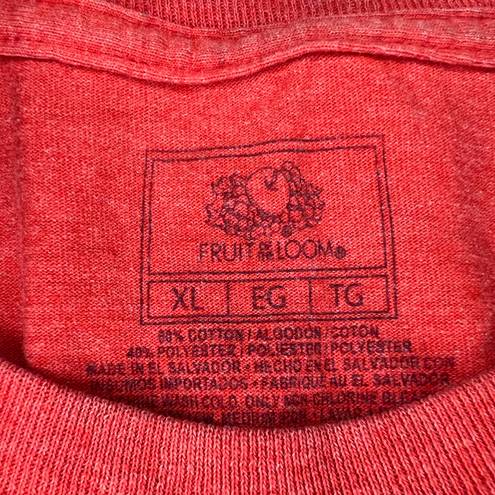 Fruit of the Loom Red Tee