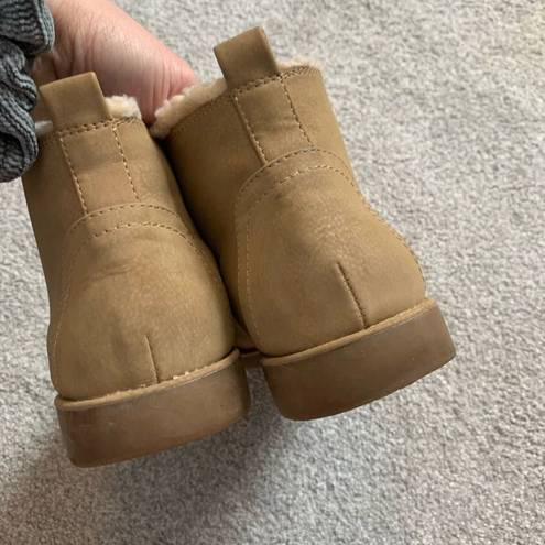 Seven Dials  Winter Fur Booties Tan