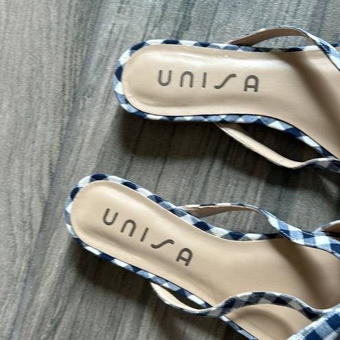 Unisa  gingham bow sandal