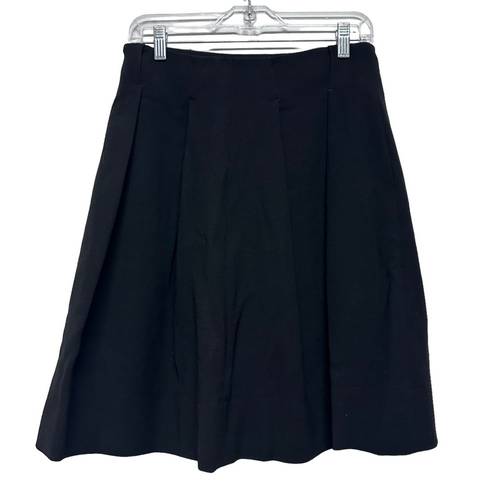 Emporio Armani  Black Wool Pleated Skirt S‎