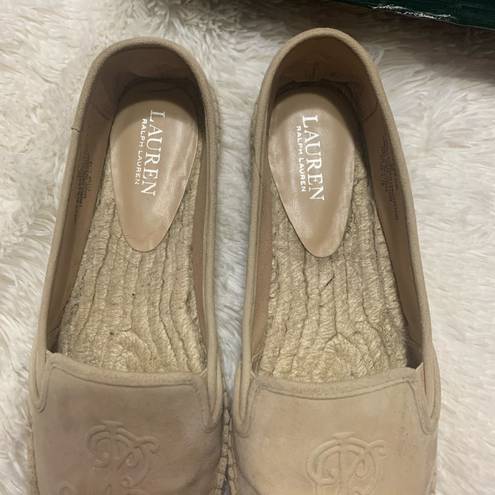 Ralph Lauren beige comfy Espadrilles