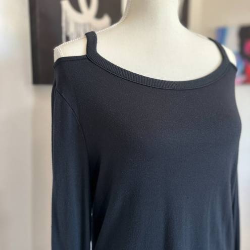 Athleta #12  Cutout Neck Sweatshirt in Black