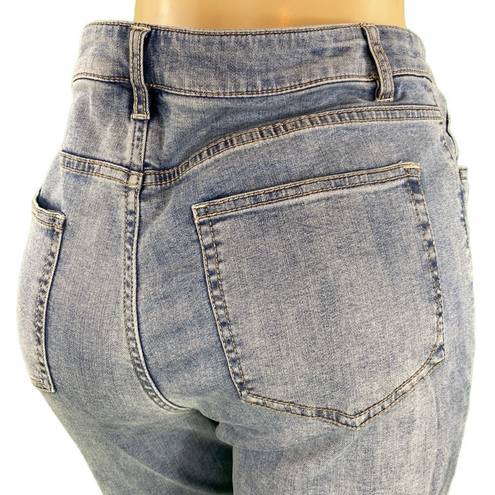 J.Jill  Light Wash High Waist Cropped Smooth Fit Denim Jeans