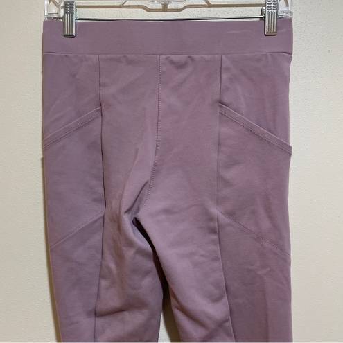 Betabrand  Skinny Leg Journey Pant Lilac Lavender Purple Stretch Size Small