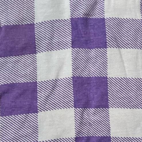 Just Love Women’s Purple Plaid Pajama Lounge Pants Sleepwear