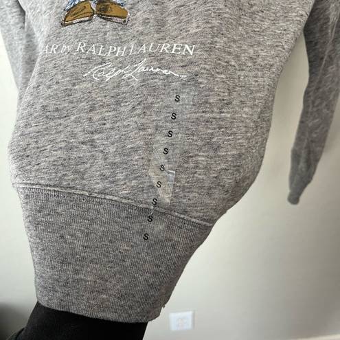  Ralph Lauren Polo Bear Fleece Distressed Sweatshirt NWT