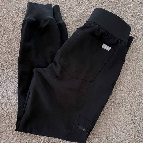 FIGS  Zamora Jogger Scrub Pants in Black Sz. XXS Petite