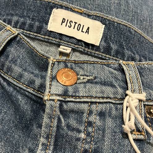 Pistola NWT  CASSIE SUPER HIGH RISE STRAIGHT JEANS   COLOR  COVE ORGANIC COTTON