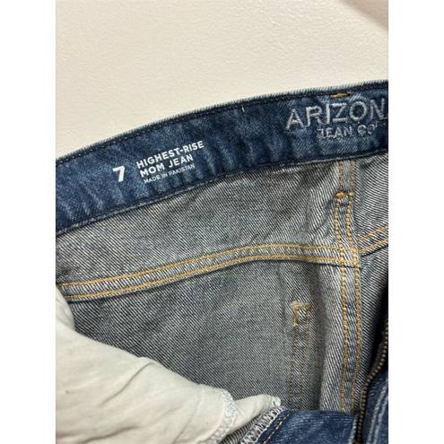 Krass&co Arizona Jean . Women's High-Rise Mom Jeans Blue Denim Size 7