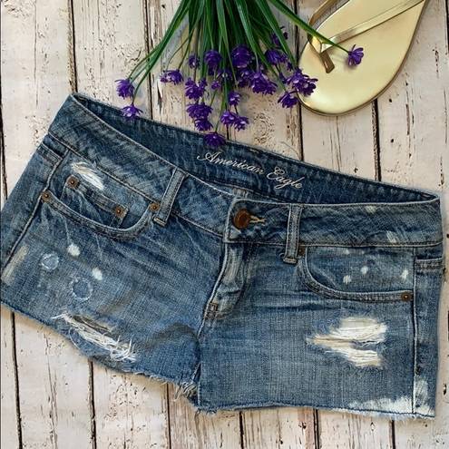 American Eagle  jean ripped shorts size 2