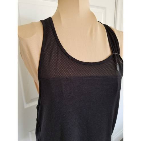 ASICS  Women Tank Top Loose Strappy Moisture Wick Quick Dry Black Size Small