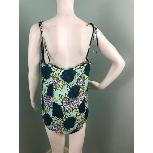 Draper James NWT Women's  Thomasville Tank Magnolia Print SILK Cami Top Sz 12