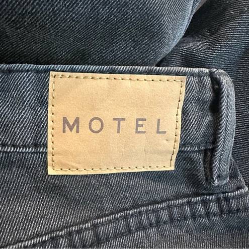 Motel Rocks Parallel Jeans In Black Wash Size XXS