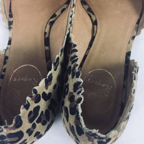 Jack Rogers  | flats cheetah print pointy toe 7.5