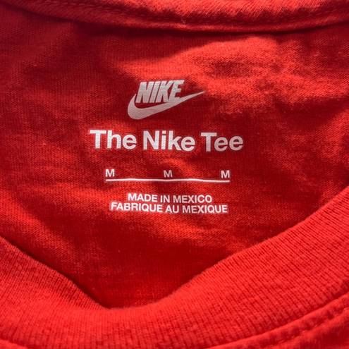 Nike  - red/navy short sleeve tee