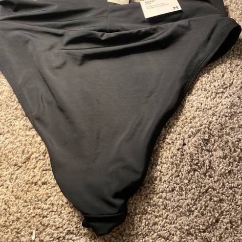 Aeropostale NWT  Cheeky Ultra High Rise Black Bikini Bottoms​​