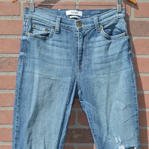 Pistola Distressed Ripped Denim Jeans Size 27