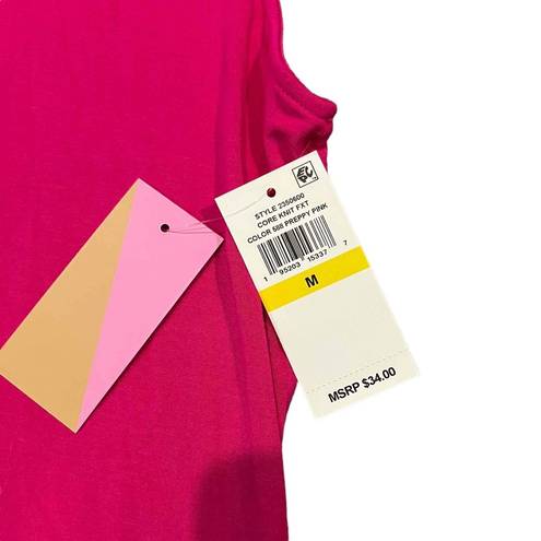 Harper NWT Riley & Rae Women's Pink Sleeveless   Solid Turtleneck Top Size Medium