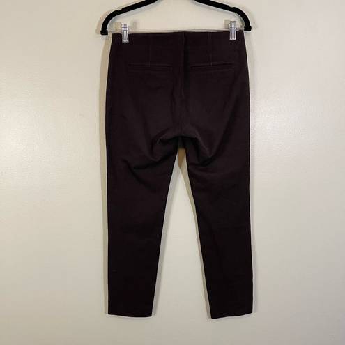 Saks 5th Avenue SAKS FIFTH AVENUE Pants Womens 2 Workwear Ankle Pull On Cotton Blend Black