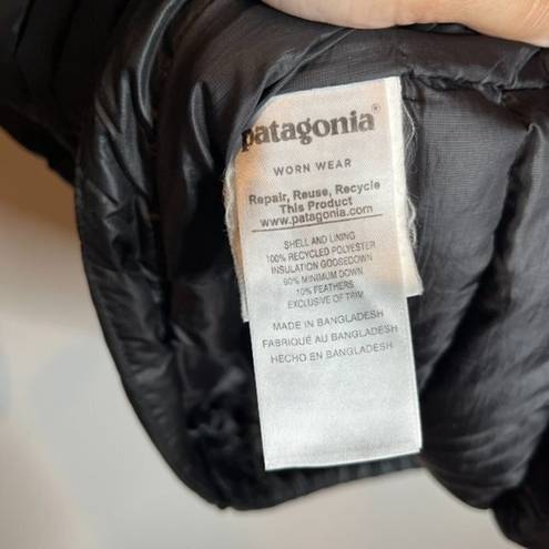 Patagonia  black women's down puffer jacket