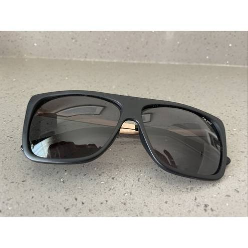 Quay Australia  SUNGLASSES X DESI PERKINS OTL II 126 BLACK & GOLD TONE FRAMESONLY