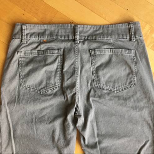 DKNY  Jeans, Mid Rise, Straight Leg, Zip Ankle, Khaki Cotton Jeans, Size 10