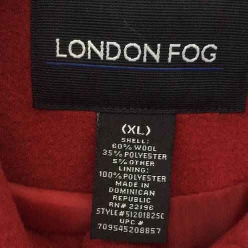 London Fog LADIES’  Lined Wool Blend jacket XL)