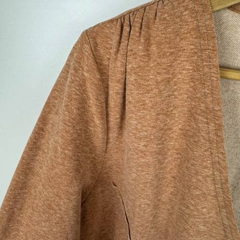 Sundance Loulou Faux Wrap Tunic Sweater in Orange Brown Size Large