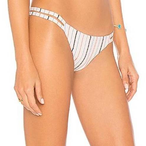 Tavik swim New Tavik Cut Out Sides Vine Bikini Bottom Horizon Stripe Tapioca