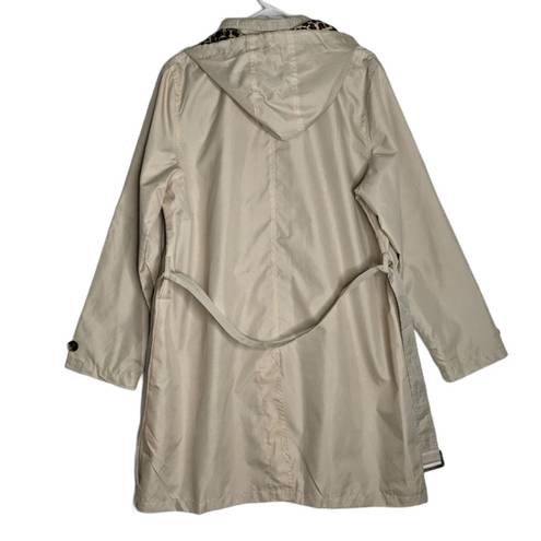 Capelli New York  Trench Coat Removable Hood Tan Women's Size Large