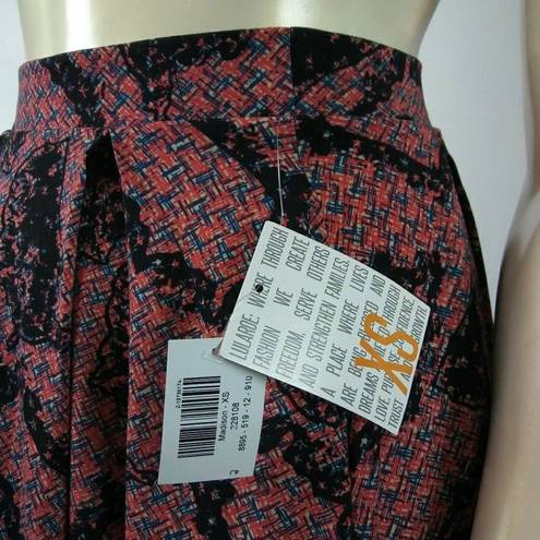 LuLaRoe Womens  XS Madison Pleated Skirt