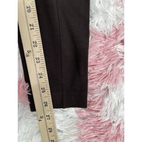 J.Jill  Ponte Leggings Women's Pull On Stretch Pants  Brown Size  S EUC