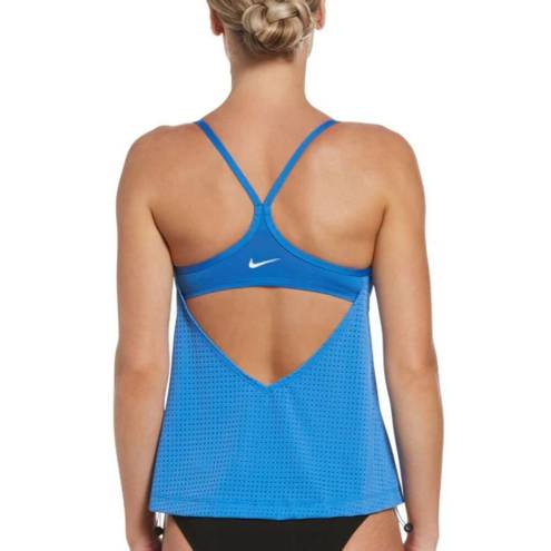 Nike New.  pacific blue swim/athletic top. Large.
