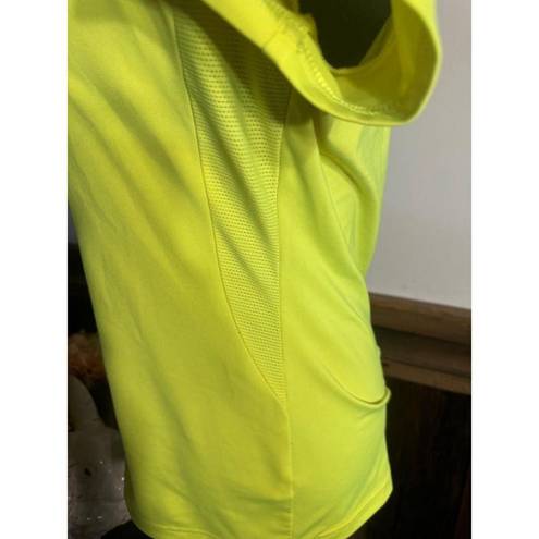 FILA Neon yellow  V-neck shirt