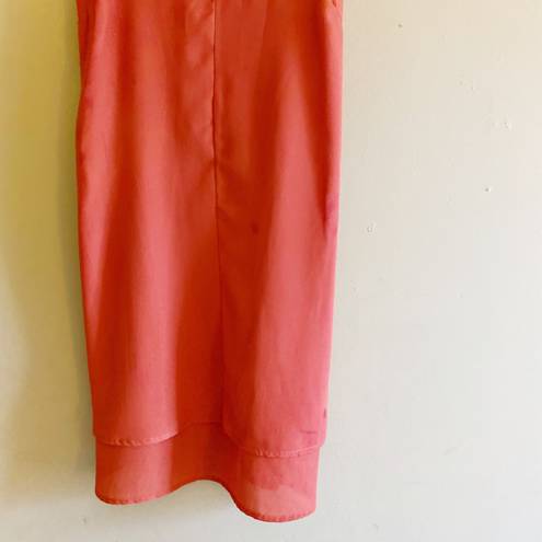 4S13NNA 4SI3NNA Orange Slip Dress