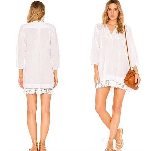 PilyQ New.  Water Lily White tunic. XS/S Regularly $134