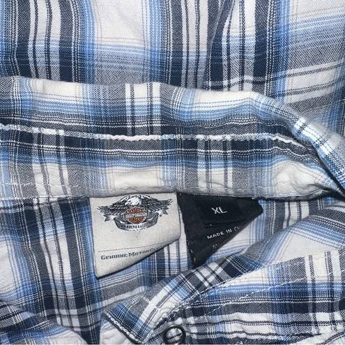 Harley Davidson  Plaid Shirt size XL