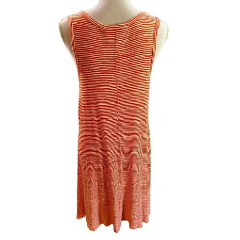 Philosophy NWOT -  Tank Stretchy A-line orange Striped Dress Sz L