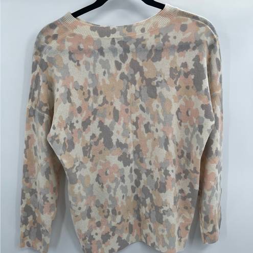 Equipment Femme 100% Cashmere Oversized Sweater Size Small Pastel Camo xs